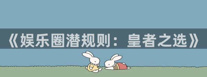 风暴娱乐登录地址：《娱乐圈潜规则：皇者之选》