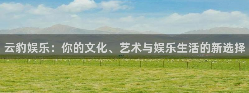风暴娱乐登录：云豹娱乐：你的文化、艺术与娱乐生活的新选择